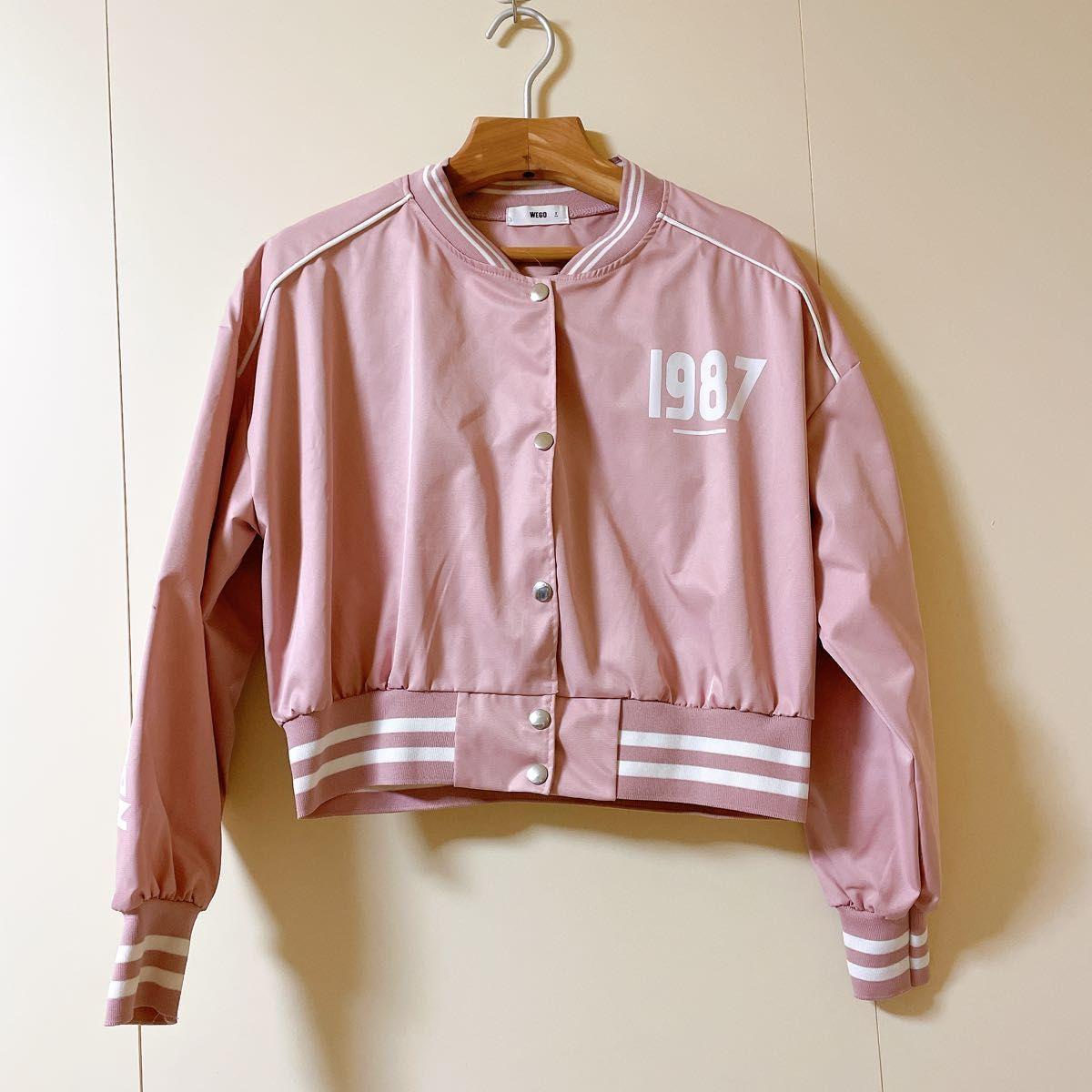 WEGO 1987 print pink jacket [F size]