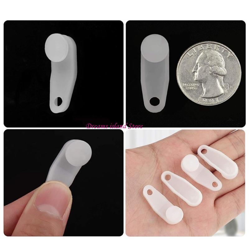 30/60Pcs Window Curtain Track Hooks Traverses Rod Plastic Gliders Home Decors HX6C