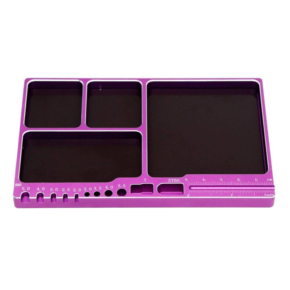 

Tool Storage Tray Tool Storage Tray With Scales Off Road Running Screw Disc Bearing Nut Screw Tray Storage Tray фіолетовий