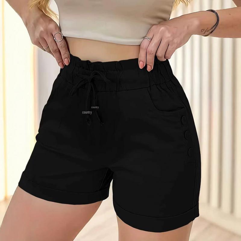 2026 Women's Bell Pocket Quick-Dry Casual High-Waist Shorts - Spring/Summer Collection
