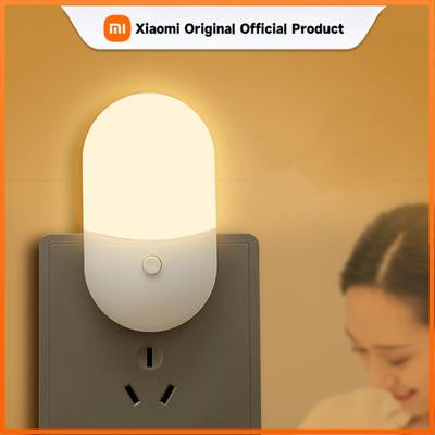 Xiaomi Led Mini Night Light Switch Plug-In Led Light Ochrona oczu Lampka nocna Zastosowanie Lampy do nocnego karmienia dziecka w salonie