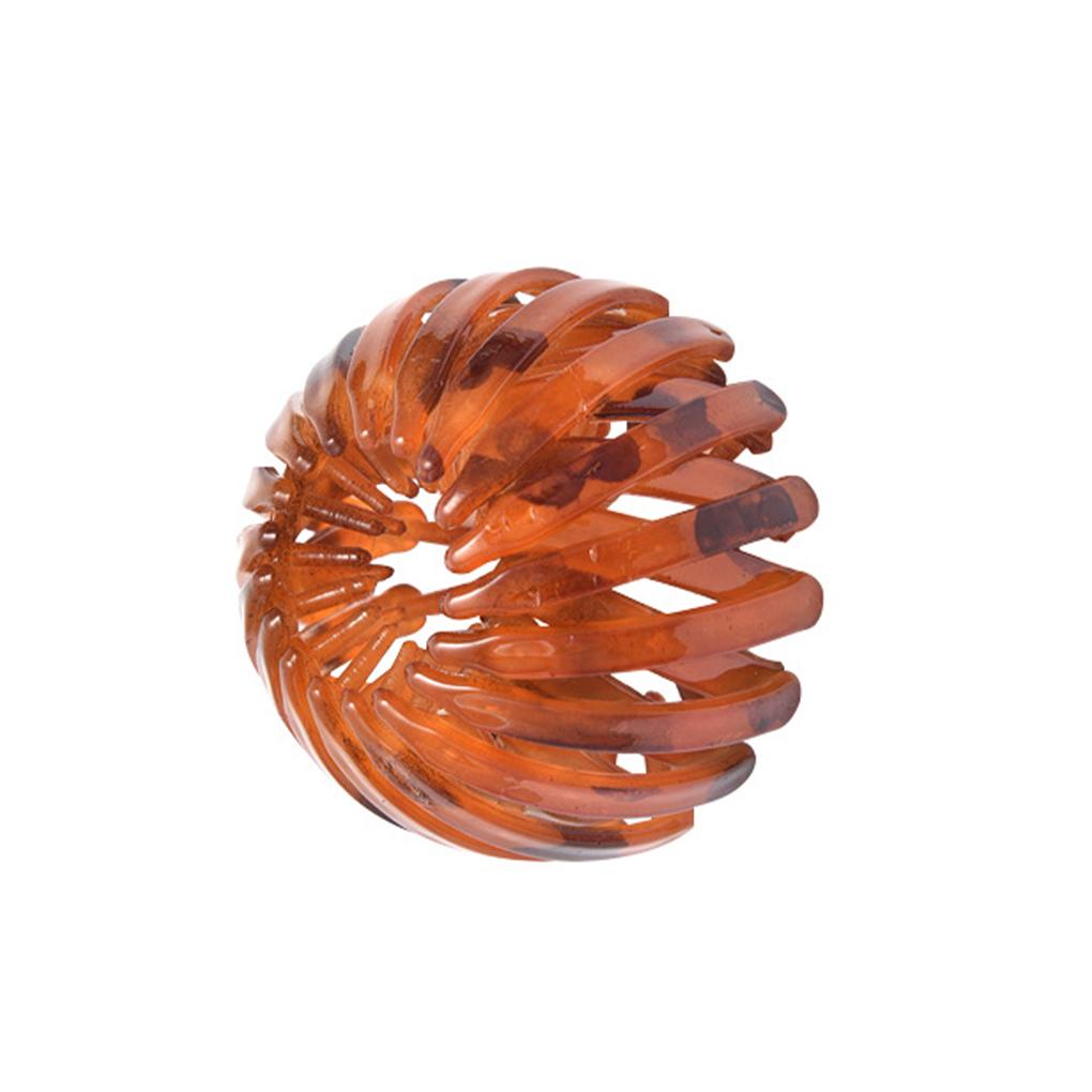 

Women Hair Claws Fixed Clip Fashion Bird Nest Hairpin Expandable Ponytail Headwear Decoration Buckle Gifts Wedding Party orange