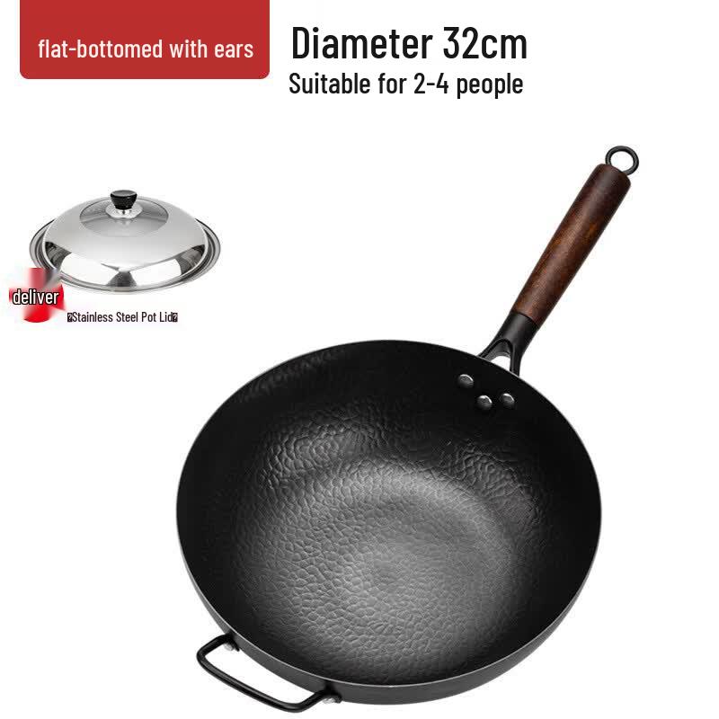 Zijin He s Handmade Non-Coated Iron Stir-fry Wok