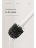 Wall-Mounted Bathroom Toilet Brush Set with Long Handle and Base - New Model for Efficient Cleaning