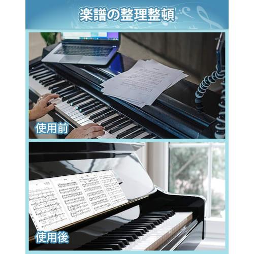 SENUN Music File Refills, A4 Size, Compatible with 2-Ring, 3-Ring, and 11-Ring Binders, Clear Pockets for Direct Writing, Anti-Reflection, for Brass B