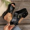 Fashion New Plus Size Women Sandals Peep Toe Platform Wedge Sandals New Fashion Dress High Heel Shoes for Women Outdoor Causal Shoes