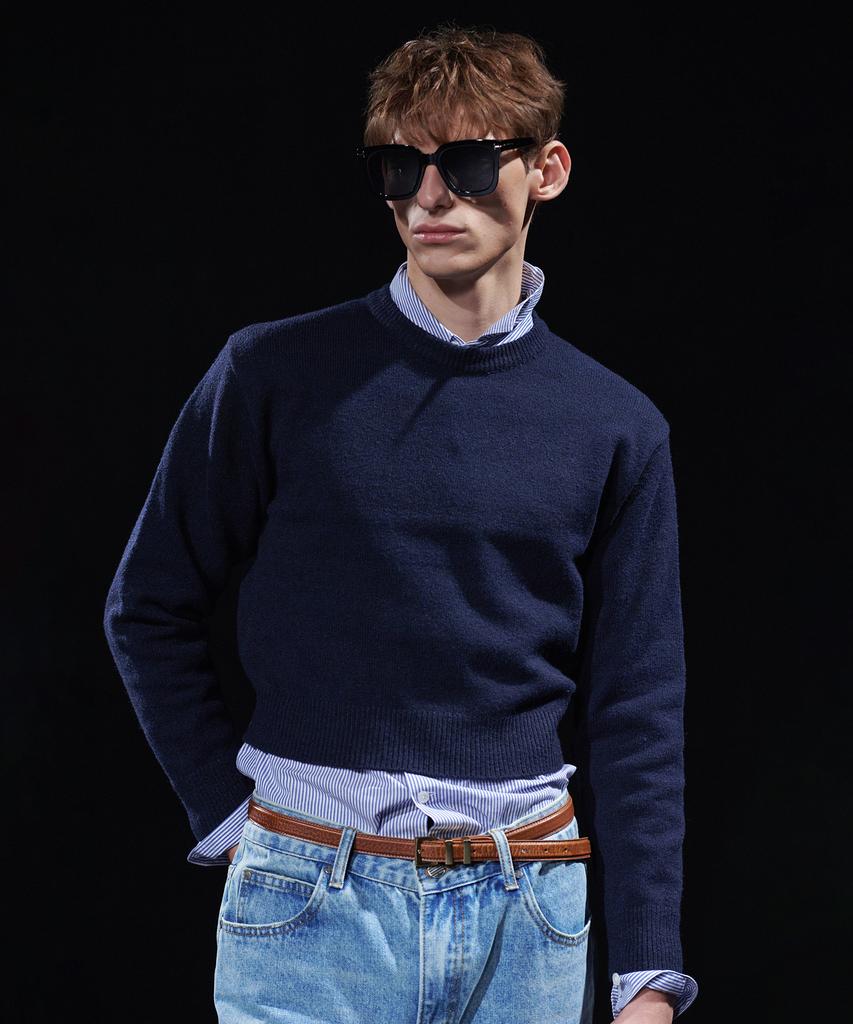 TAKEASY [Dmd] Core Mn Knit - Navy
