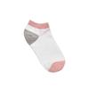 HISS4F004WT_Women's Puppy Cotton Blend Color Block Ankle Socks 3-Piece Set