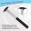 Seal Puller, Dual Hook Tip Designed Heavy-Duty Tool For Oil And Grease Seals Removal