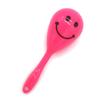PAKET MED 6 Mini Smiley Maracas 8 CM Leksak för barn Födelsedagskalas Påsfyllnad slumpmässig