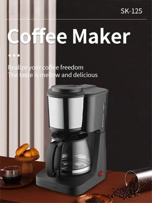 Drip Coffee Maker Anti-Drip  Coffee Pot Machine Borosilicate Glass Carafe Electric Coffee Maker Ideal for Home