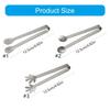 Ice Cubes Tongs Stainless Steel Cooking Tongs Kitchen Utensils For Snacks Sugar Sugar Dessert BBQ Buffet Serving Frying