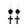 Dark Fashion Rose And Snake Animal Jewelry With Alloy Material For Womens Gothic Style
