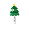 Retractable Badge Glitter Christmas Badge Badge Holder Retractable For  Staff Holiday Season Doctors