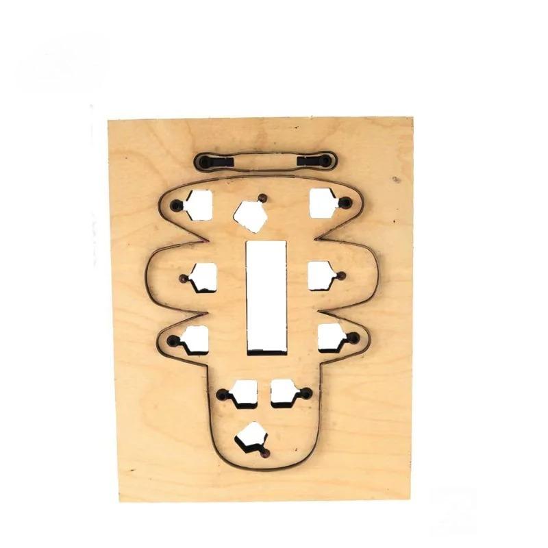 

1pcs Mini Bag Punch Template Leather Cutting Die Mold DIY Making Leather Hanging Decorate Puncher Tool Die-cutting Mold
