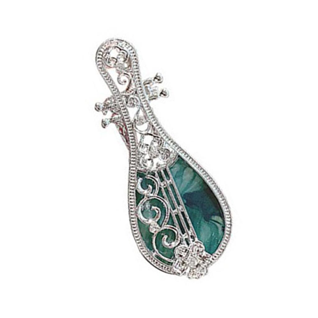 Creative Chinese Styles Pipa Hair Clip With Ink Painting Designs For Women And Culture Enthusiasts Side Bangs Barrettes