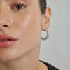 Luxenter Intia Rhodium-plated Earrings
