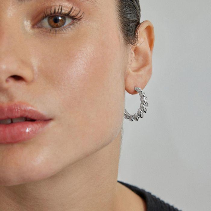 Luxenter Intia Rhodium-plated Earrings