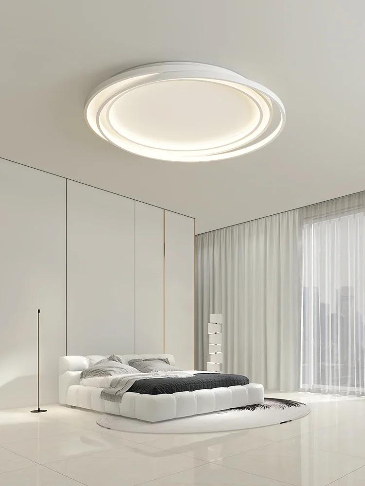 Simple Bedroom Led Ceiling Lights Modern Creative Round Dimmable Living Room Study Luster Lamp Lighting Home Decor Lamps Fixture