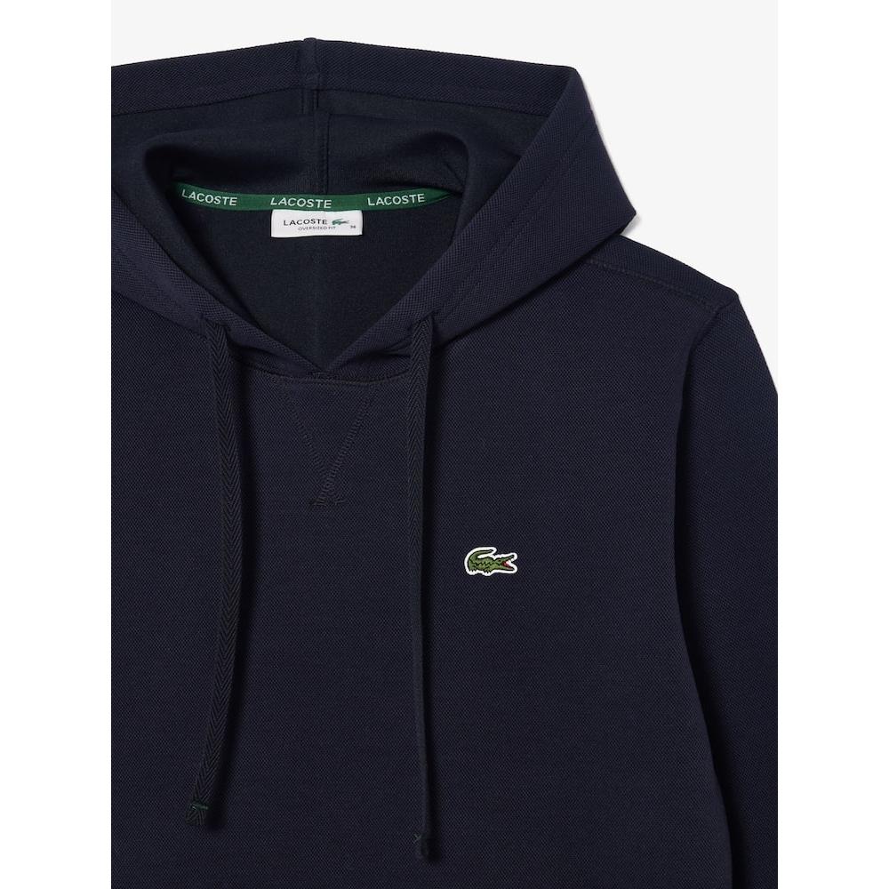 Lacoste Women Double Face Pique Hoodie T shirT Sf8346 54n Hde q2nSf8346 54nHde