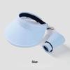 Women's Wide Brim Sun Protection Visor - Anti-UV, Versatile for Summer Sports and Cycling