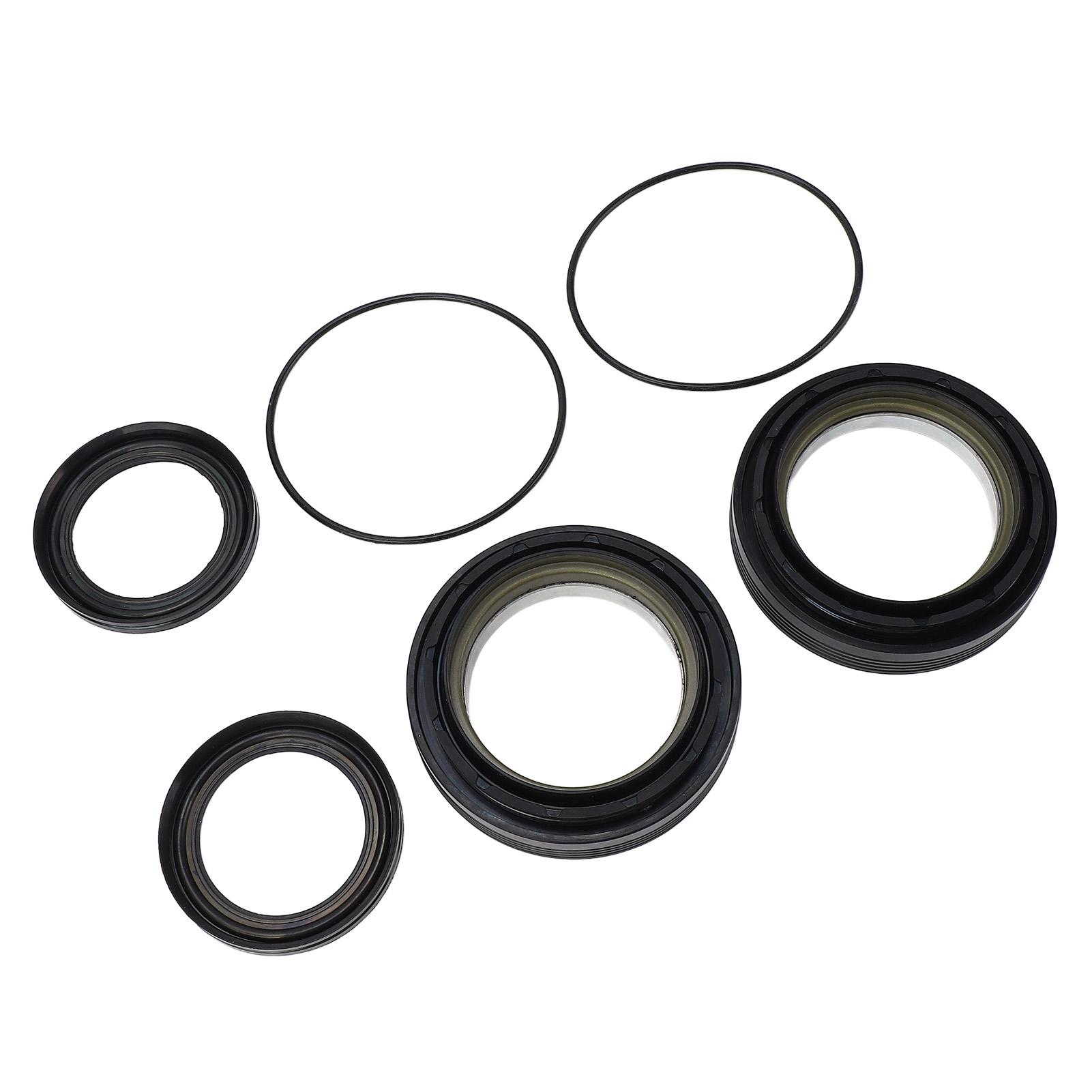 

6PCS Front Axle Vaccume Knuckle Tube Seal Kit Steel Rubber 50491 for F‑450 F‑550 Super Duty Excursion