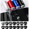 4PCS Sports Car Emblem Metal Wheel Tire Valve Stem Caps Car Stying For 159 156 Mito Tonale Stelvio Giulietta Giulia