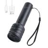 Répulsif pour chien de compagnie Appareil de dressage à ultrasons pour chien Dispositif anti-aboiements rechargeable pour chien Lampe de poche LED d'autodéfense