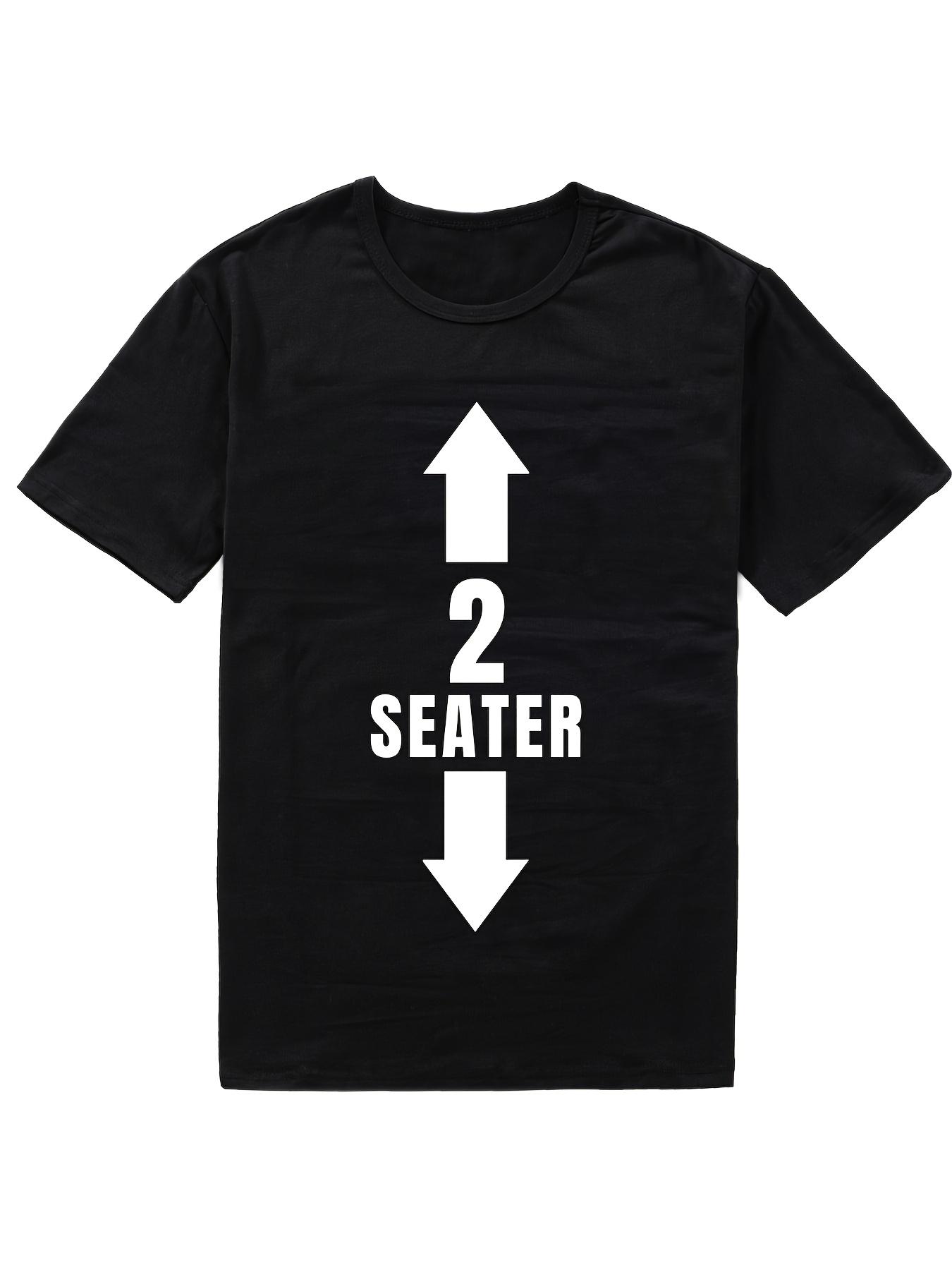 Men s -Themed 2-Seater Graphic T-Shirt - Couple Design with Matching Arrows Print M