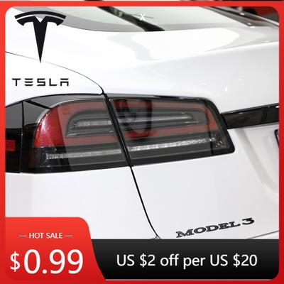 Car Sticker 2025 New Tesla Car Tailgate Trunk Engine Cover Decal ABS Emblem Logo Rear Sticker For Tesla Model 3 Auto Badge Exter
