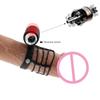 Penis Sleeve Vibratoren Sex Spielzeug Für Männer Erektion Verzögerung Ejakulation Penis Extender Enlarger Penis Vibrator Ring Schwanz Vergrößerung