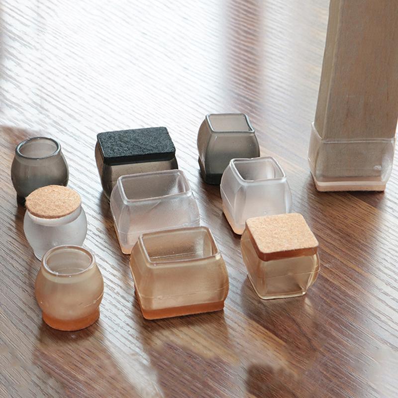 Buy 1PC Floor Protectors Felt Bottom Chair Leg Covers Silicone Material