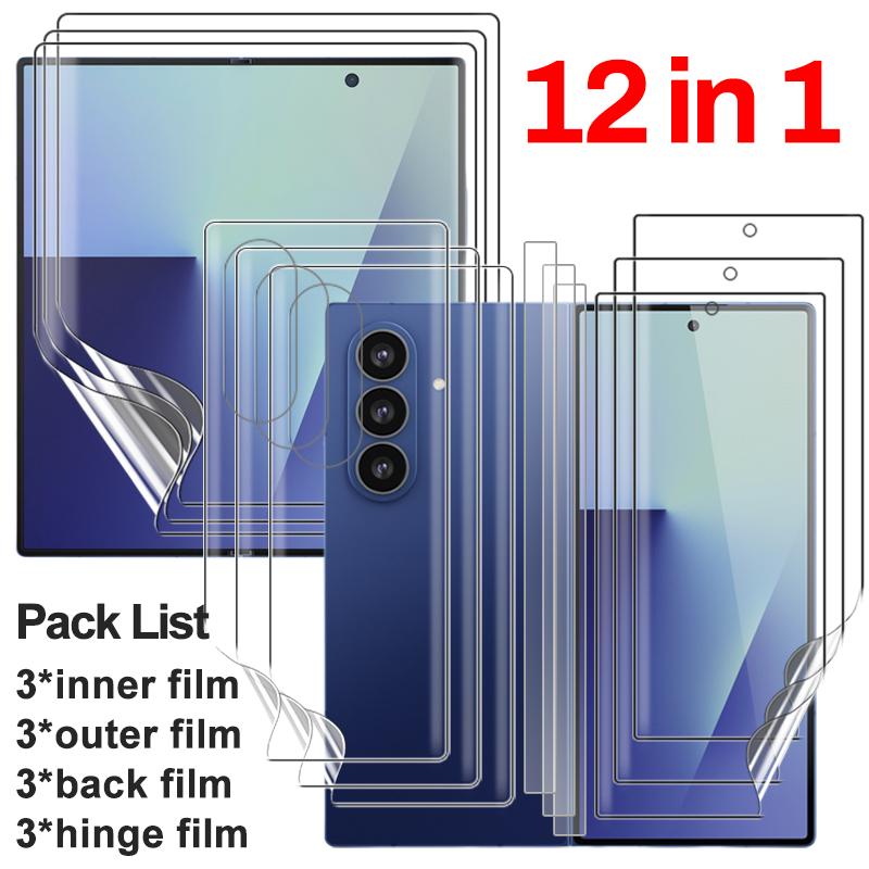 Fold7 Hydrogel Film For Samsung Galaxy Z Fold 7 6 5 Hinge Protective Soft Anti-scratch Screen Protector For ZFold7 ZFold6 zfold5