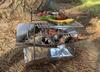 ACURACE Folding Campfire Set, Compact, Lightweight, Foldable, for Solo Camping, Includes Net and Storage Case