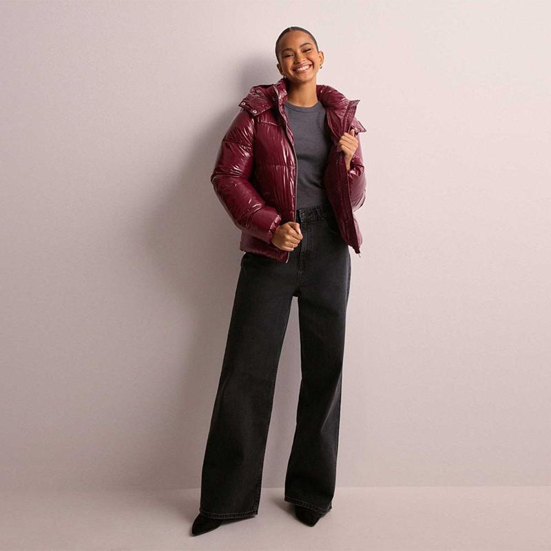 New Women's Casual Sports Hooded Cotton Jacket with Zipper Clip Autumn and Winter Women's Clothing Cotton Jacket Coat