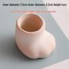 Handmade Ceramic Wave-Opening Succulent Pot for Desktop Decor