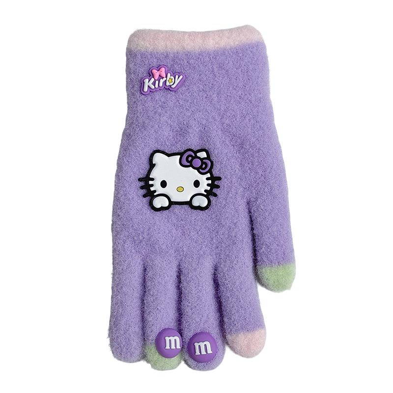 Mädchen Winter Warme Cartoon Handschuhe - Alter 8-15, Niedlich und Frostfest, Fingerhandschuh-Design