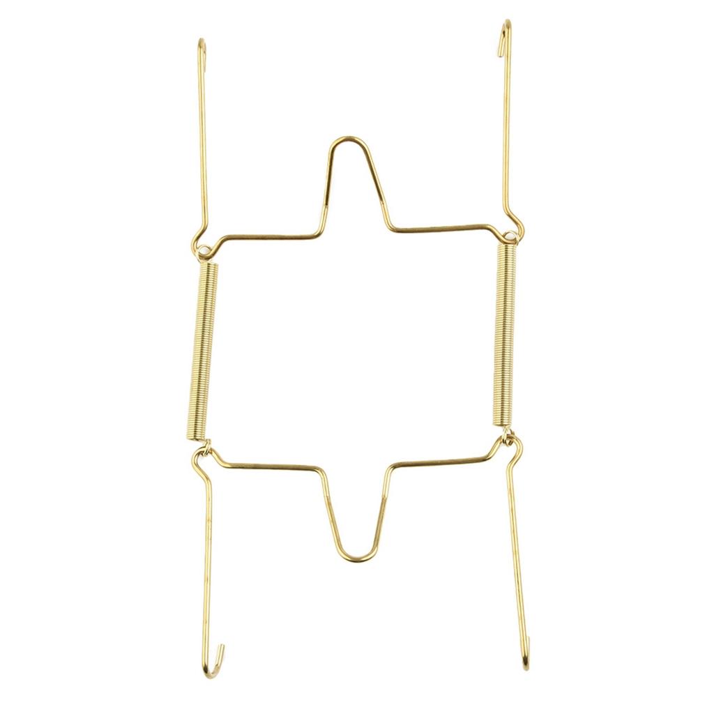 5 Sizes Wall Display Invisible Dish Hangers Adjustable Plate Spring Holder 1/5pc