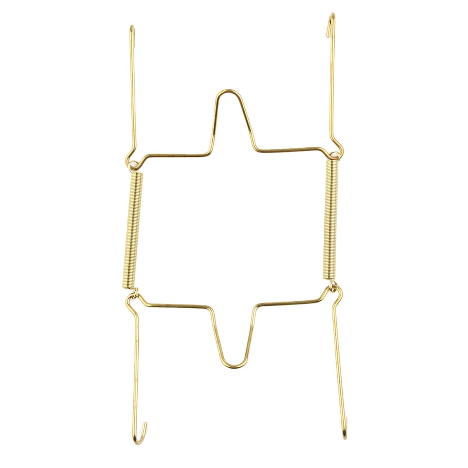 5 Размеров Настенный Дисплей Невидимые Держатели для Тарелок Регулируемый Пружинный Держатель для Тарелок 1/5 шт. 6inch