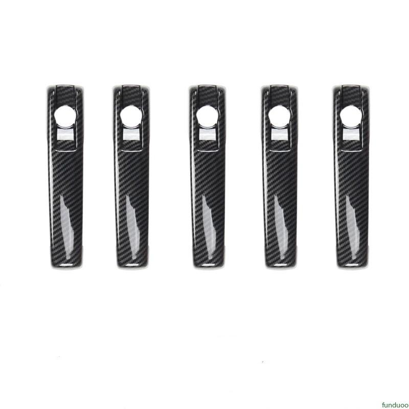 Carbon Fiber Car Door Handle Cover Stickers Styling Accessories For Mercedes-Benz G Class W463 W464 W465 G65 G55 G63 G500 G550