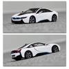 1/24 BMW I8 Supercar Model Samochodu Ze Stopu Diecasty Zabawki Pojazdy Symulacja Metalowy Model Samochodu Kolekcja Prezenty Urodzinowe dla Dzieci
