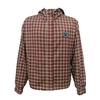 Mens Plaid Hooded Overshirt