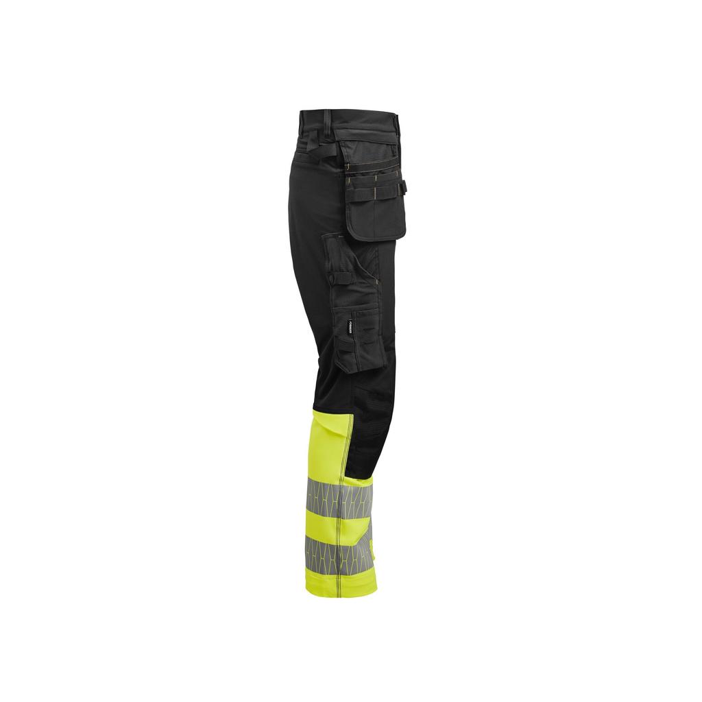 Jobman Mens Craftsman Stretch Hi-Vis Trousers