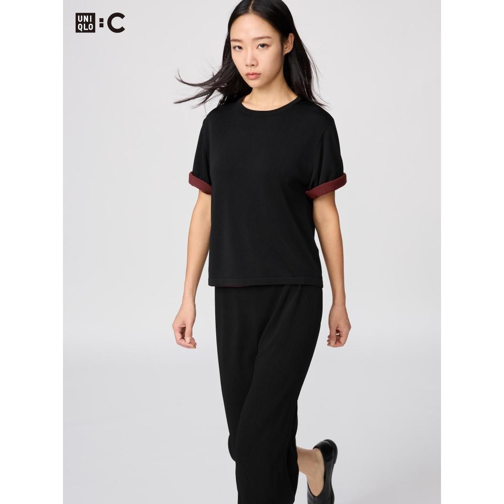 Uniqlo Japan Boxy KniT T Washable