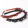 1/2pcs Woven Hairband Small Clip To Fix Bangs Multi-layer Hollow Braided Hair Headband Hair Clip