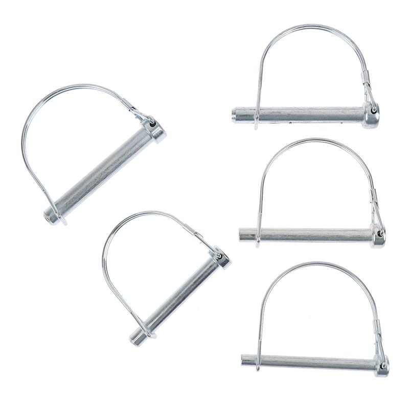 Heavy Duty Marine Trailer Coupler Safety Pin D Ring Round Arch Locking Lock Pin