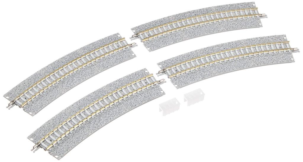 TOMIX N Gauge Wide PC Approach Rail CR L 317-22.5-WP F (4 rails x 2 sets) 1782 (Railway Model Supplies)
