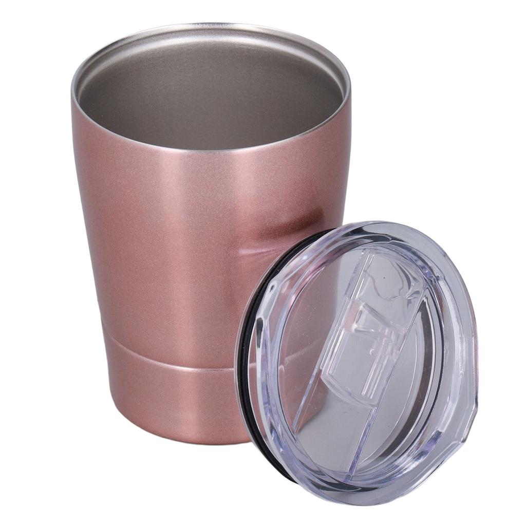 260ml Coffee Cup Stainless Steel Coffee Mug Insulated Water Cup for Outdoor Travel