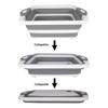 Multi Functional Foldable Spoon Cutting Board Multifunctional Silicone Foldable Cutting Board Dishwashing Basin Cutting Board
