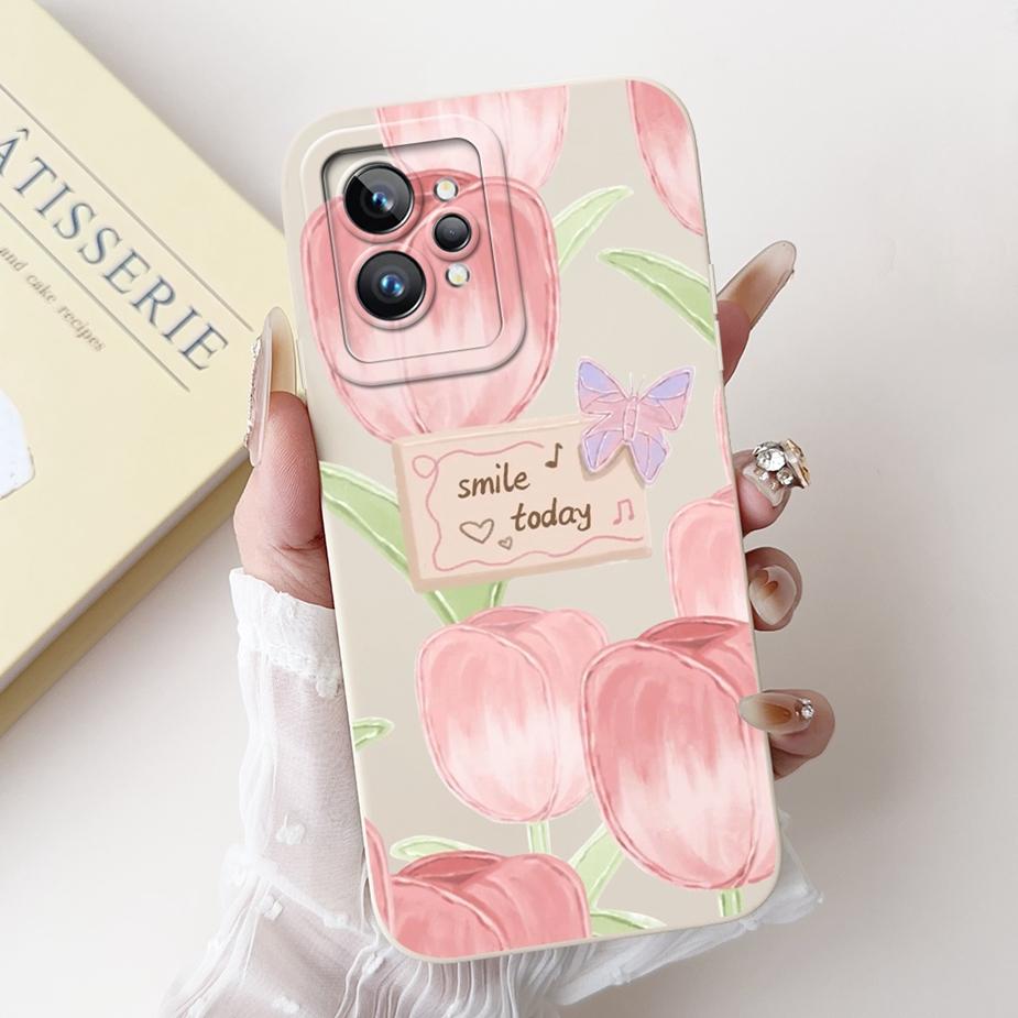 For Realme GT2 Pro Case RMX3301 Cute Fashion Cartoon Cover Shockproof Phone Case For Realme GT 2 Pro RealmeGT2 RMX3310 Soft Bags